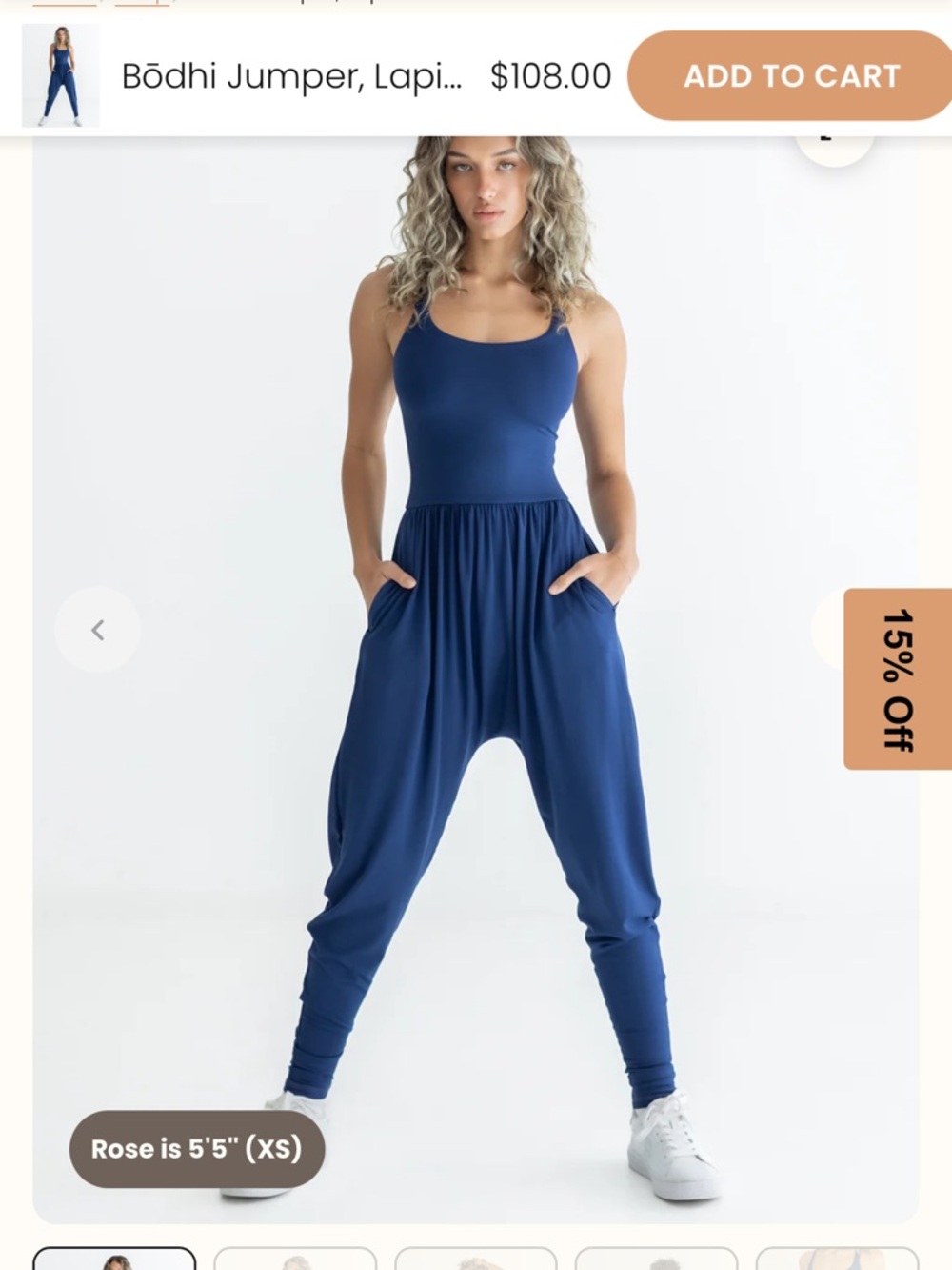 Imbodhi Jumpsuit Lapis Blue